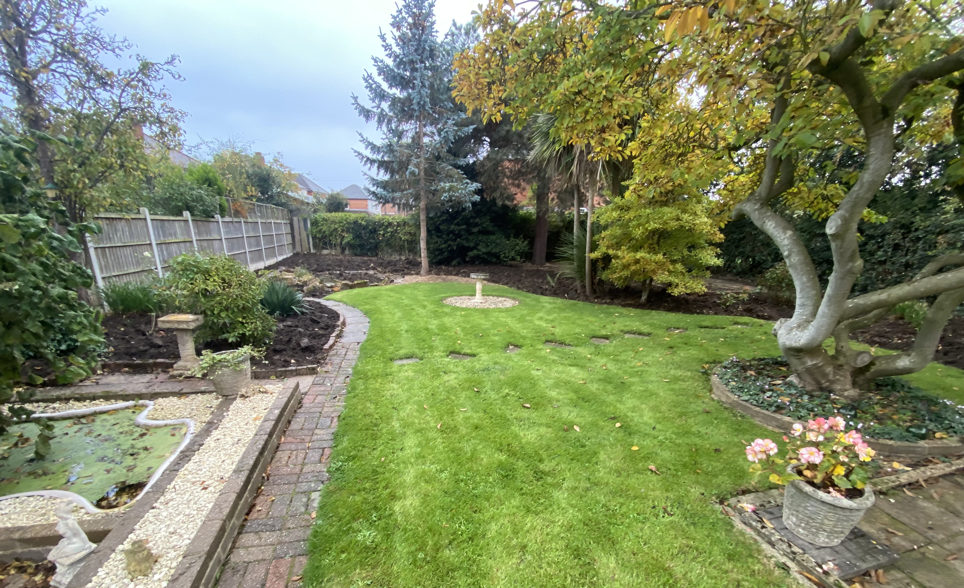 Garden tidy and landscaping
